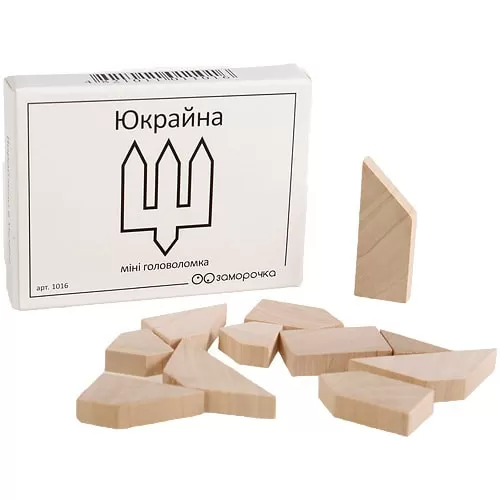 Міні головоломка Юкрайна Заморочка 5026 дерев'яна