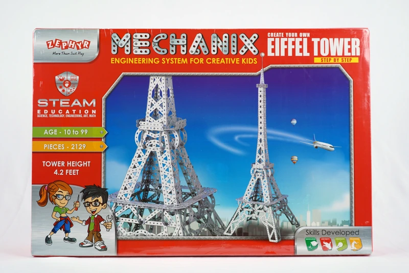 Металевий конструктор, розвиваючий "MECHANIX" Ейфелова Вежа (2129 елм.)