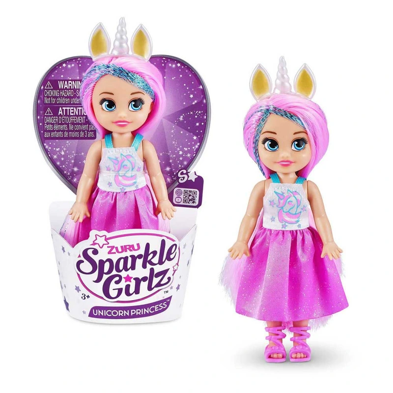 Sparkle Girls  Лялька 'Райдужний єдиноріг' Рубі (12 см) — ZURU Sparkle Girlz
