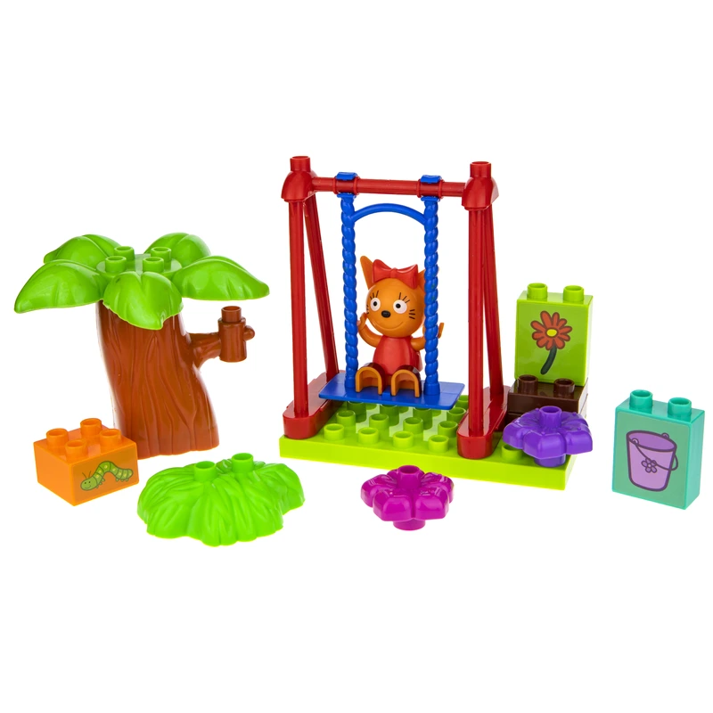 Три кота: ігровий набір-конструктор Карамелька в парку