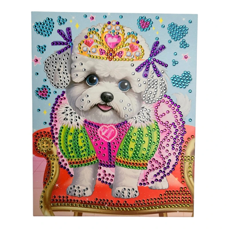 Набір для творчості Діамантова мозаїка "Королівська собачка" НТ-26-11