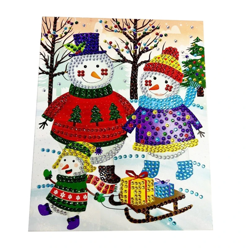Набір для творчості діамантова мозаїка "Сніговики" НТ-34-02