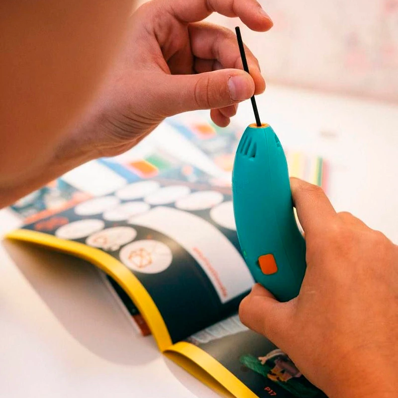 Набір стрижнів для 3D-ручки 3Doodler Start – МІКС (75 шт: зелений, жовтий, рожевий)