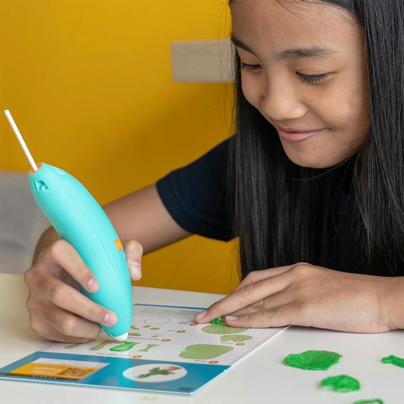 3D-ручка 3Doodler Start Plus для дитячої творчості базовий набір - КРЕАТИВ (72 стрижні)