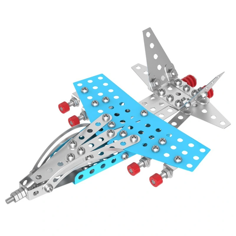 Дитячий металевий конструктор "Винищувач" 4937TXK 176 деталей