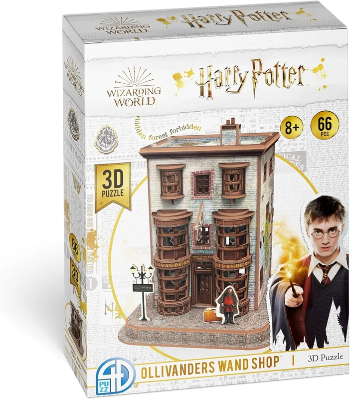 Крамниця чарівних паличок Олівандера Пазл 3D (Ollivander Wand Shop Set 3D puzzle)