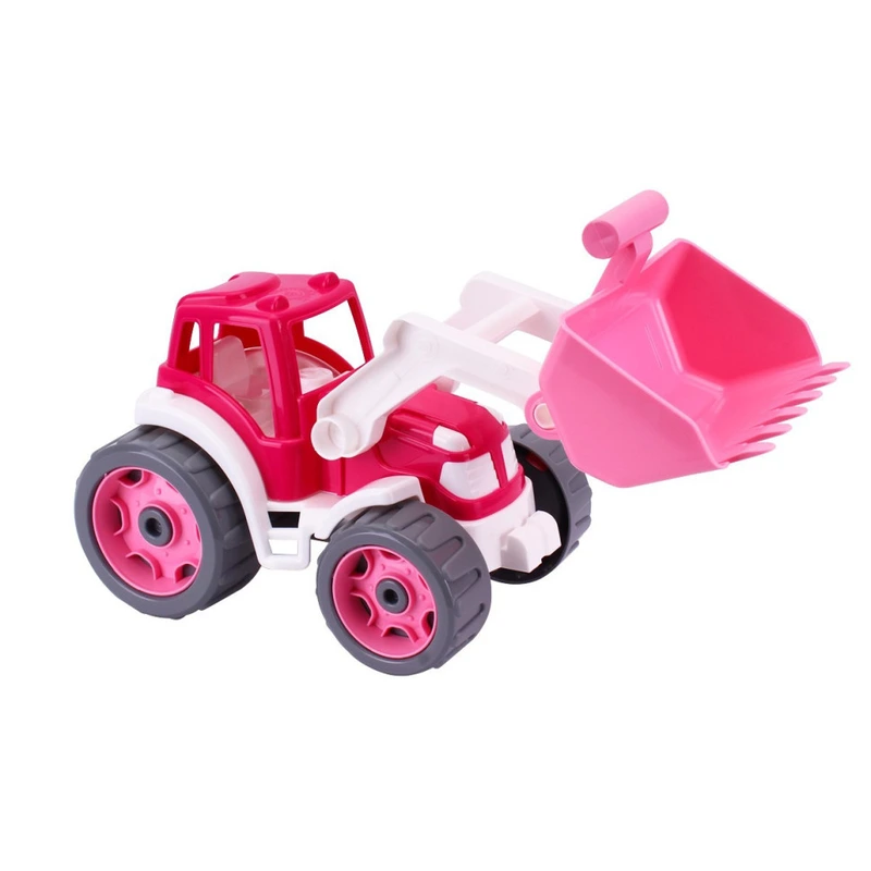 Дитяча іграшка Трактор 8195TXK з ковшем, рожевий