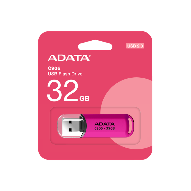 Флеш-накопичувач ADATA USB 2.0 C906 32Gb Purple Pink