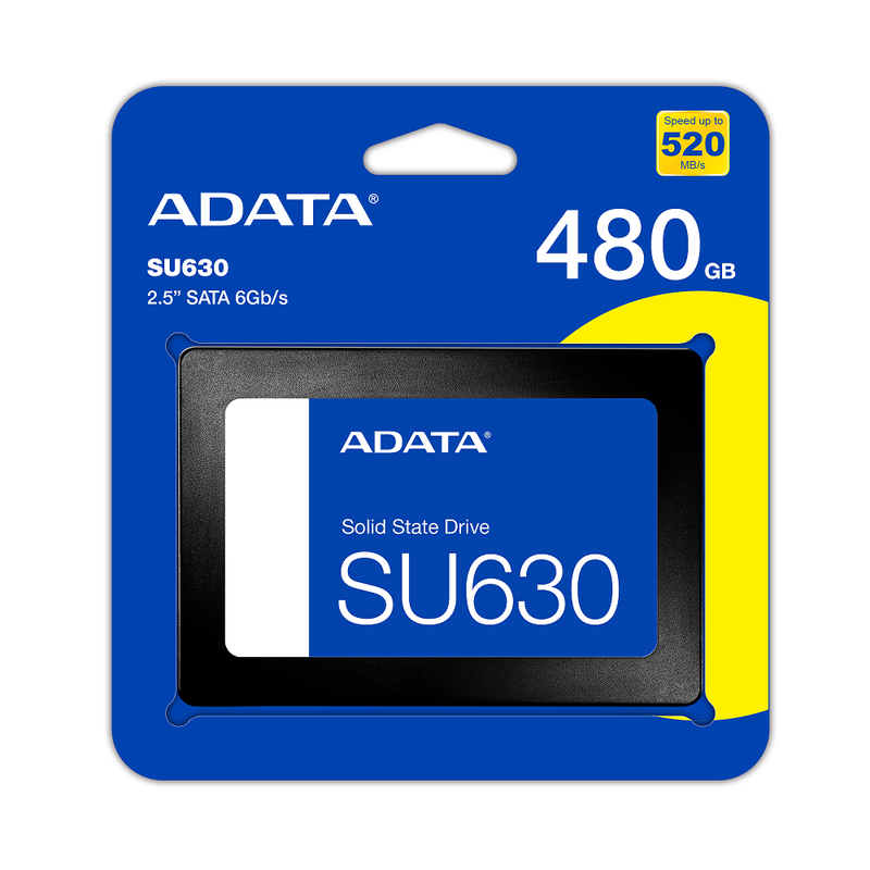 Накопичувач SSD ADATA Ultimate SU630 480GB 2.5" SATA III 3D QLC