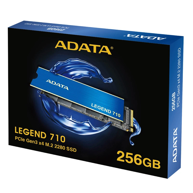 Накопичувач SSD M.2 ADATA LEGEND 710 256GB 2280 PCIeGen 3x4 3D NAND Read/Write: 2100/1000 MB/sec