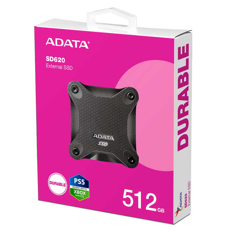 Портативний SSD ADATA SD620 512GB USB 3.2  520/460Mb/s Black