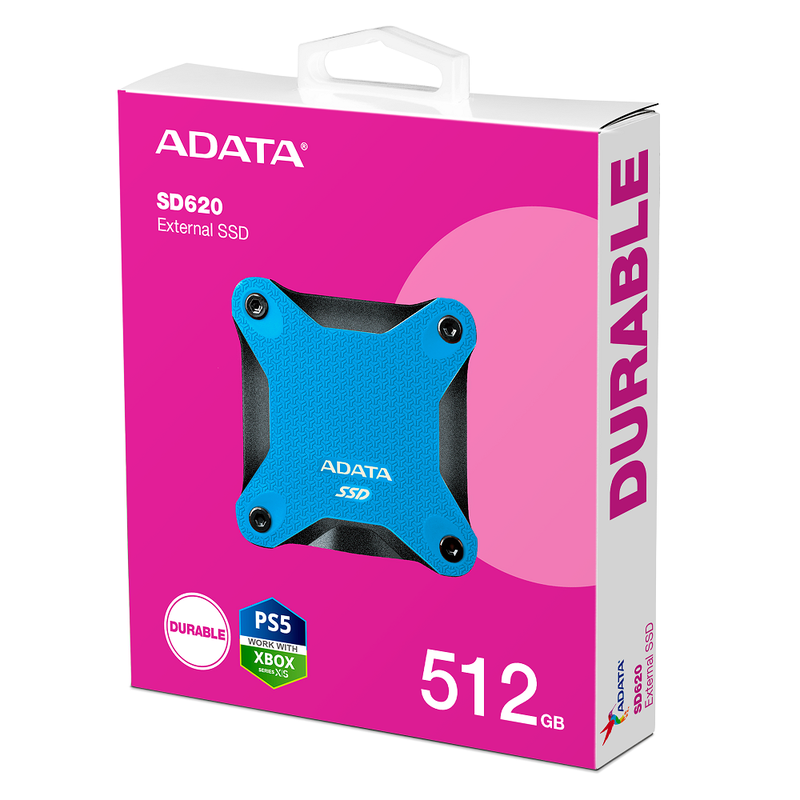 Портативний SSD ADATA SD620 512GB USB 3.2  520/460Mb/s Blue