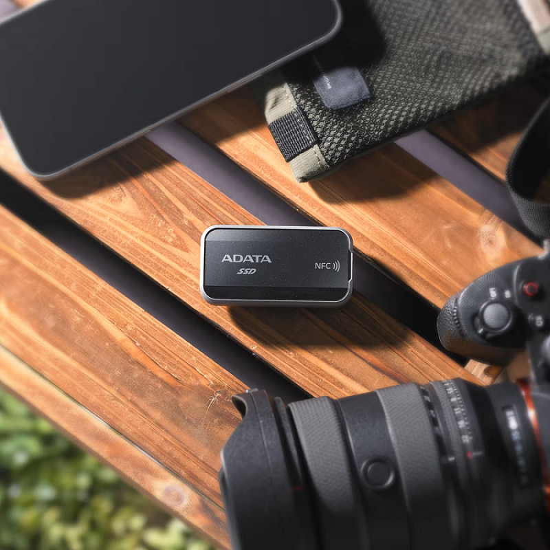 Портативний SSD ADATA URBAN TAPSAFE 1TB USB 3.2 Gen2 x2 Read/Write 1900MB/s/1800MB/s with NFC Black — фото 9