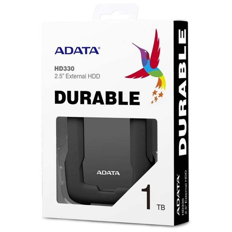Зовнішній жорсткий диск PHD External 2.5'' ADATA USB 3.1 DashDrive Durable HD330 1TB Black