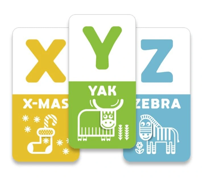 ABC rainbow. Англійська абетка