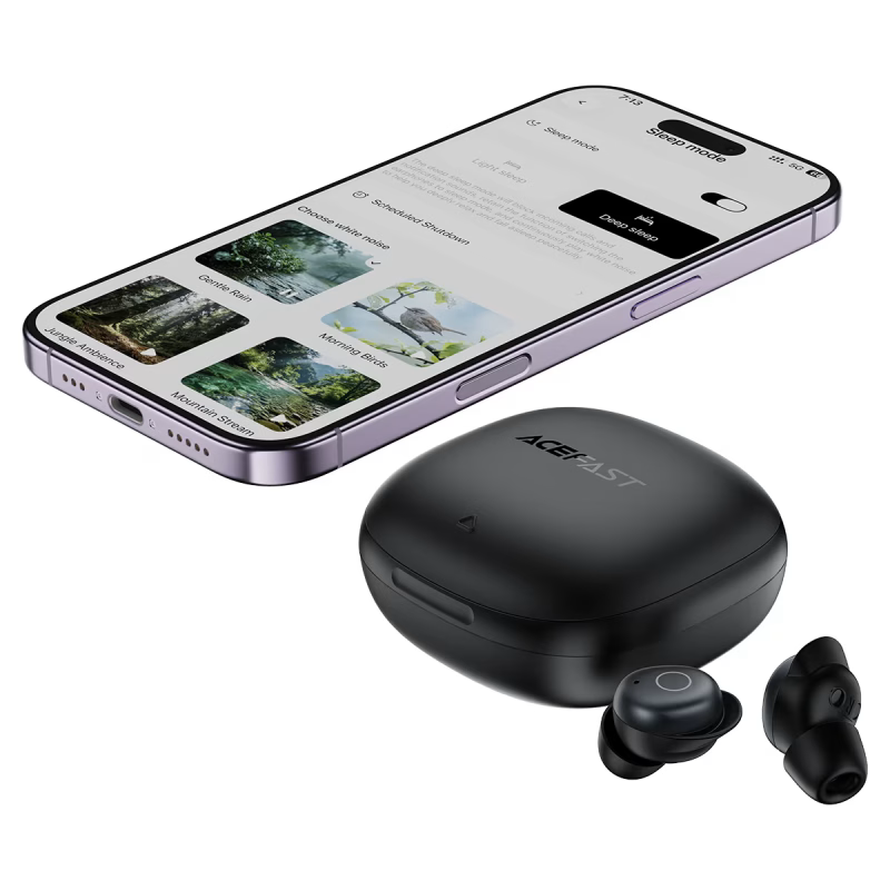 Беруші ACEFAST W10 in-ear earbuds for sleep Black — фото 5