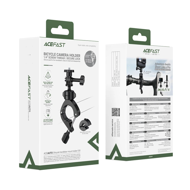 Тримач для камери ACEFAST E50 bicycle handlebar mount holder Black