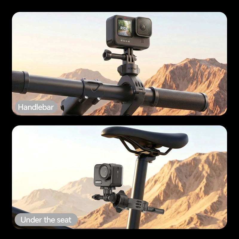 Тримач для камери ACEFAST E50 bicycle handlebar mount holder Black — фото 11