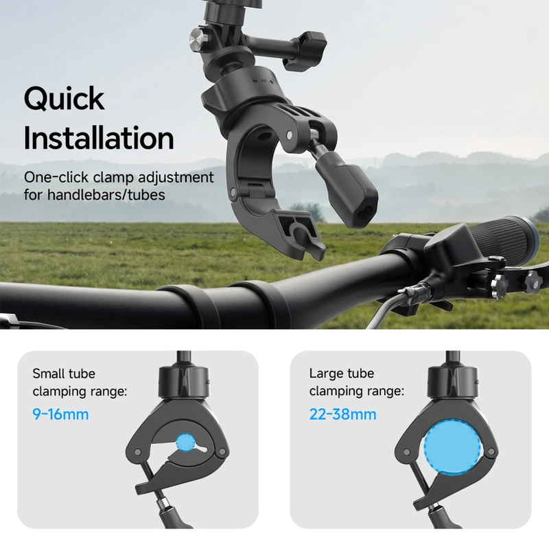 Тримач для камери ACEFAST E50 bicycle handlebar mount holder Black — фото 10