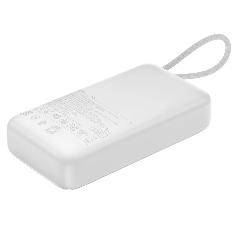 Зовнішній акумулятор ACEFAST M32-10000 PD35W fast charging power bank with telescopic cable silver — фото 3