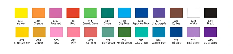 Акрилові маркери GuangNa Brush GN-8101 з м’яким пензликом 24 шт.