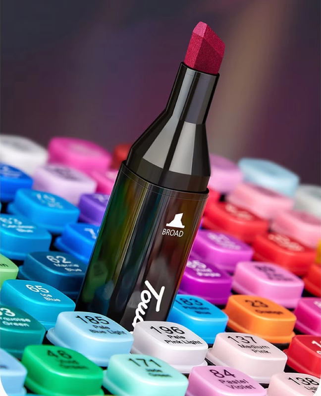 Скетч-маркери для малювання 120 шт.