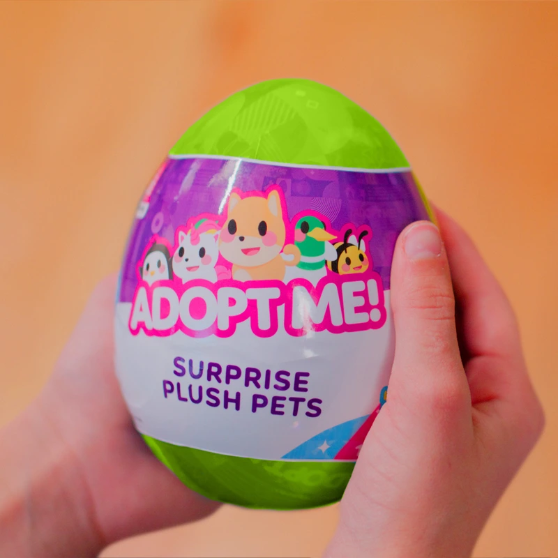 М’яка іграшка-сюрприз в яйці ADOPT ME! S2 - КУМЕДНІ ЗВІРЯТКА (12 видів, в асорт.) — фото 7