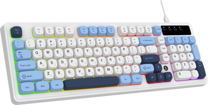 Дротова клавіатура Ajazz AF98 Glacier Blue (AF98-GB)