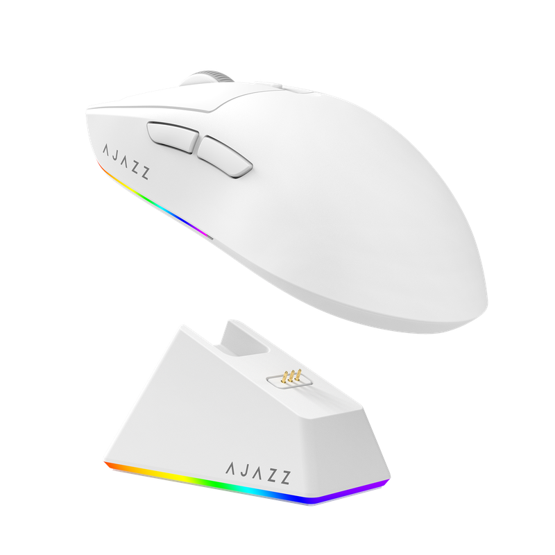 Ігрова бездротова миша Ajazz AJ139 V2 MC-3 Mod-White-3311