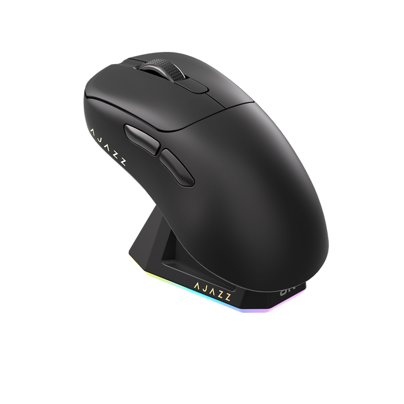 Ігрова бездротова миша Ajazz  AJ179 APEX -3 Mod-Black-3950-8K Charging Dock
