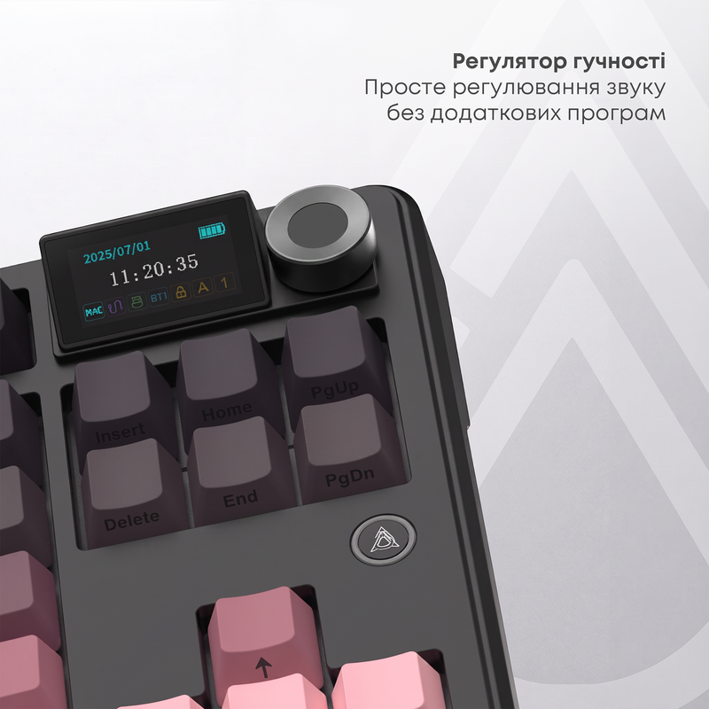 Бездротова механічна клавіатура Ajazz MK87 Pitaya Switch (MK87-P-S-P) — фото 19
