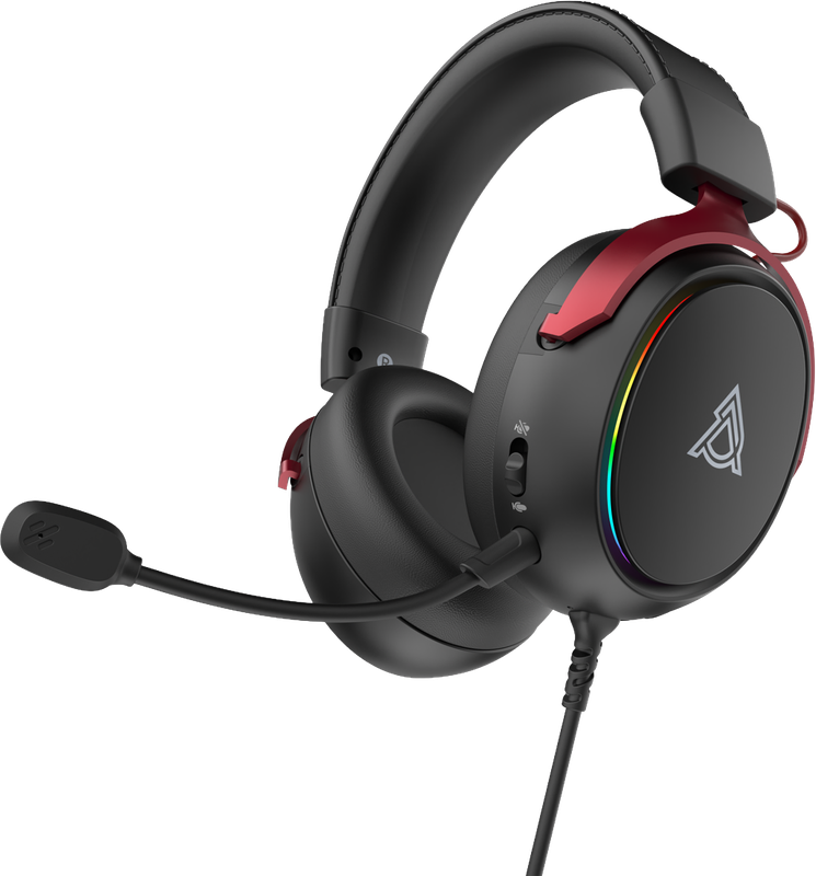 Дротова ігрова гарнітура Ajazz AHW10 Black (AHW10-B)