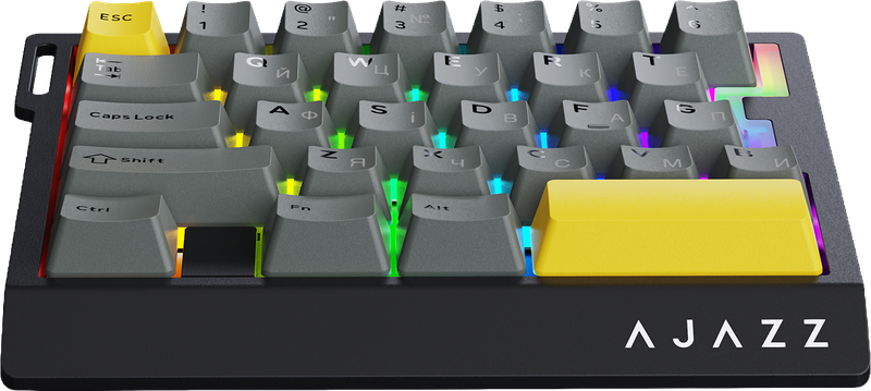 Дротова магнітна клавіатура Ajazz AK029 Ice lsland Magnetic Switch (AK029-I-BY)