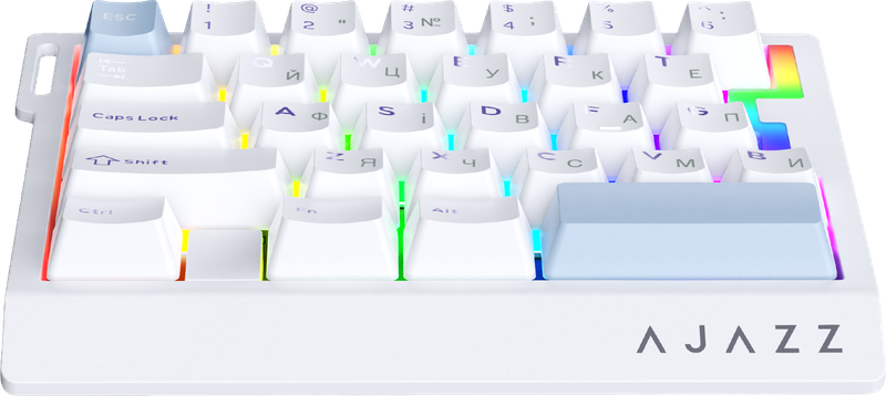 Дротова магнітна клавіатура Ajazz AK029 Ice lsland Magnetic Switch (AK029-I-WB)