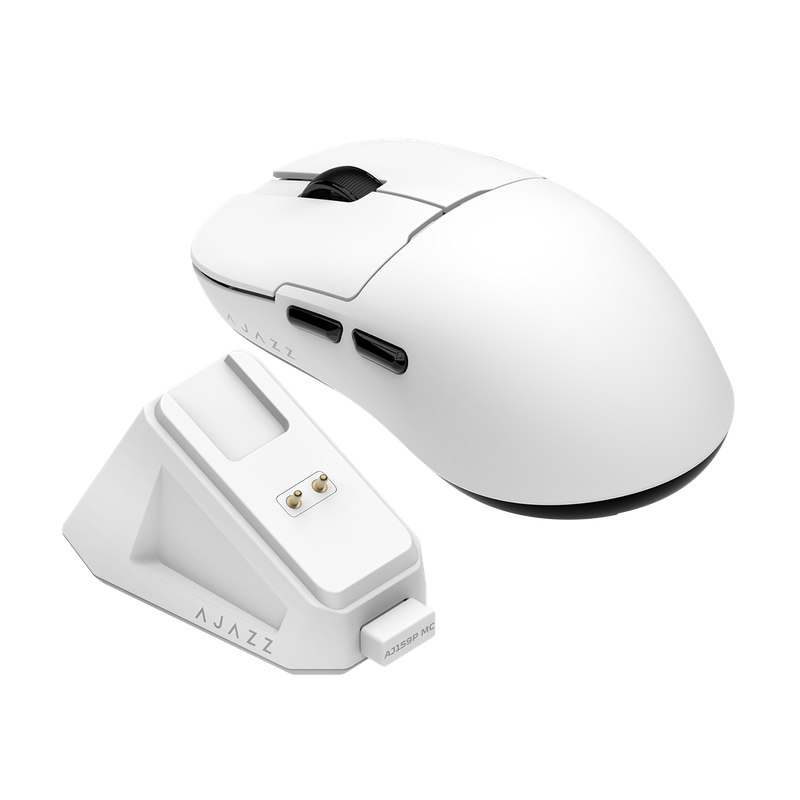 Ігрова бездротова миша Ajazz  AJ159P MC -3 Mod-White-3311 Charging Dock
