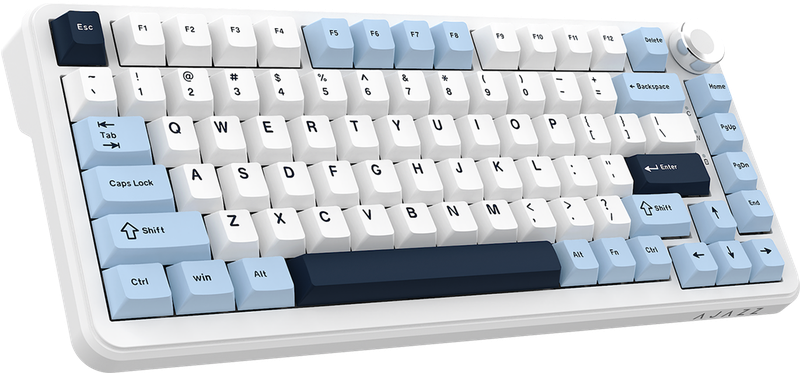 Клавіатура механічна бездротова Ajazz AK820 MAX PLUS Daydream Switch RGB Wireless/BT/USB White