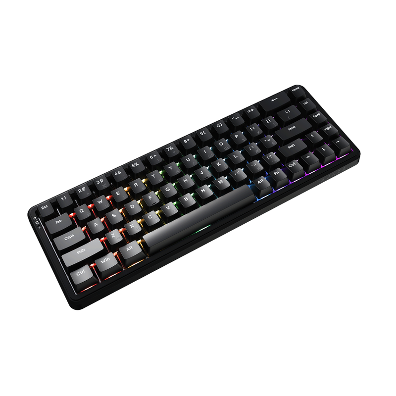 Клавіатура механічна дротова Ajazz AK680 MAX Magnetic Switch RGB USB Black