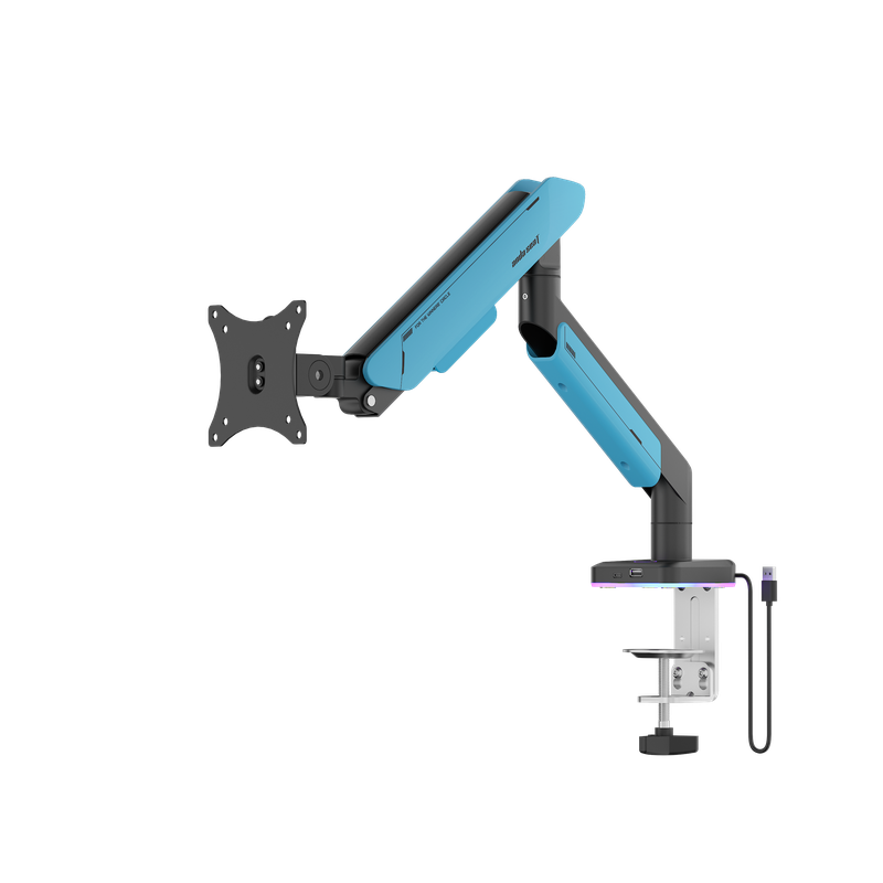 Настільне кріплення для монітора Anda Seat Stealth Pro II RGB 17’’-42’’ Blue