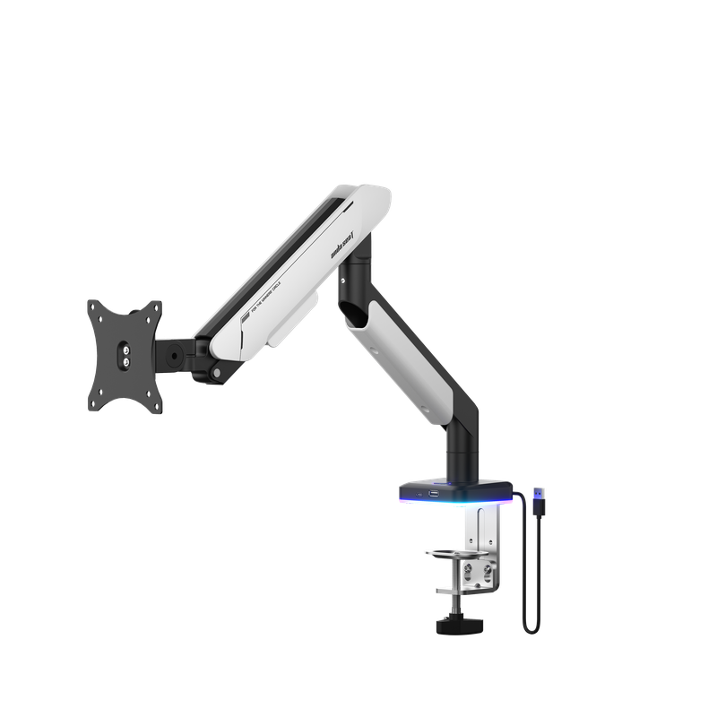 Настільне кріплення для монітора Anda Seat Stealth Pro II RGB 17’’-42’’ White