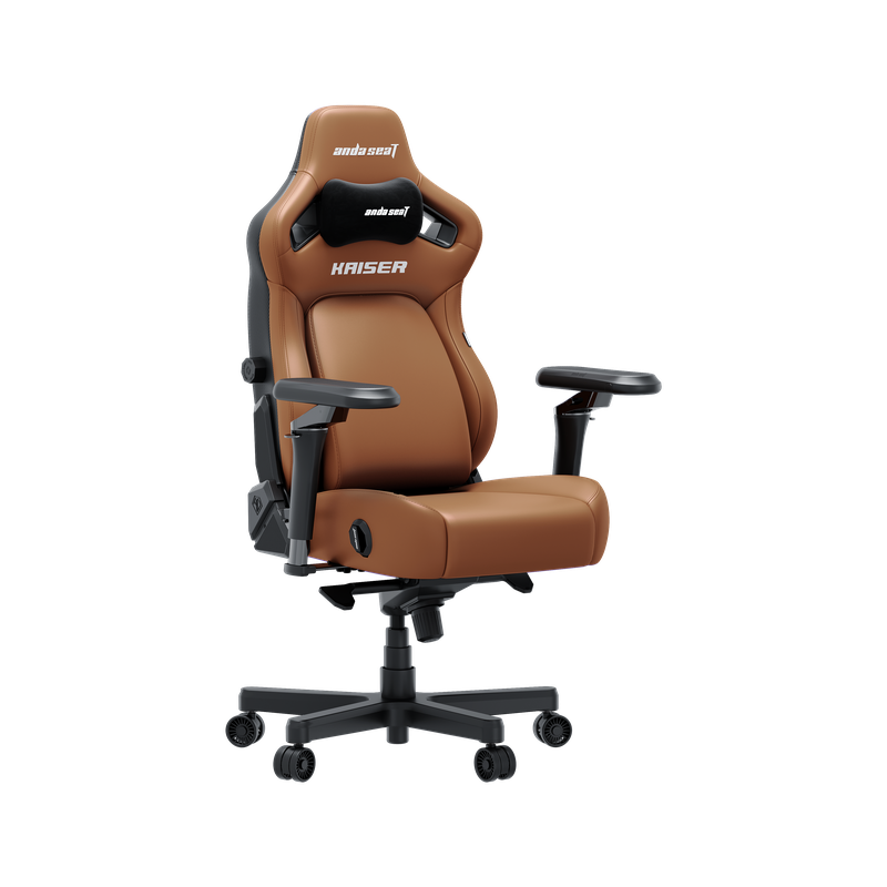 Крісло геймерське ігрове Anda Seat Kaiser 4 V2 Size XL Brown PVC