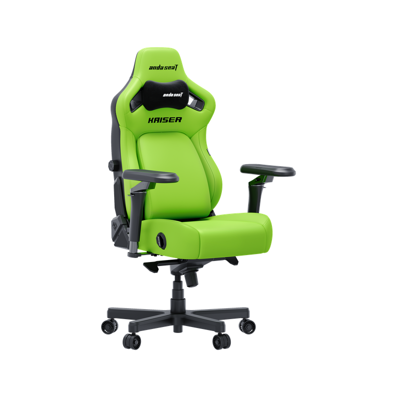 Крісло геймерське ігрове Anda Seat Kaiser 4 V2 Size XL Cyber Green PVC