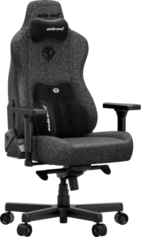 Крісло ігрове Anda Seat Kaiser 3E Dark Grey Fabric Size XL
