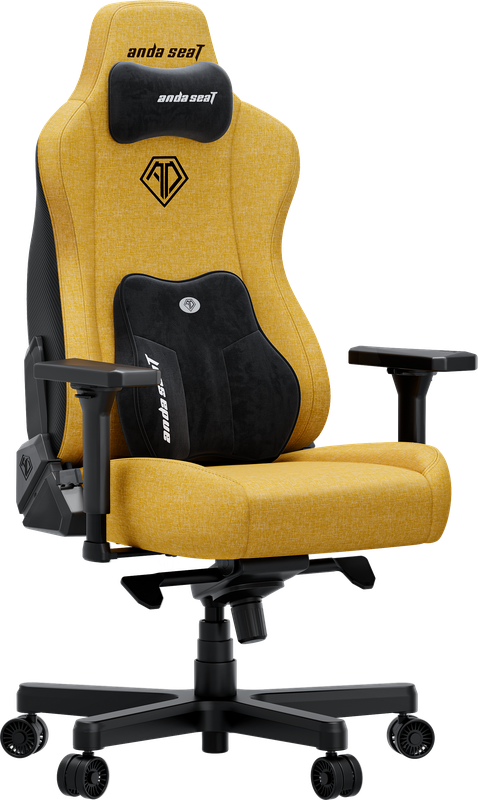 Крісло ігрове Anda Seat Kaiser 3E XL Bright Yellow Fabric