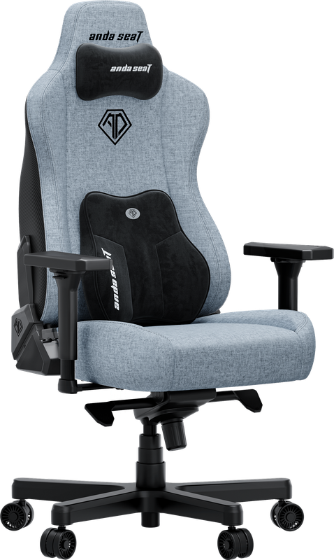 Крісло ігрове Anda Seat Kaiser 3E XL Gray Blue Fabric