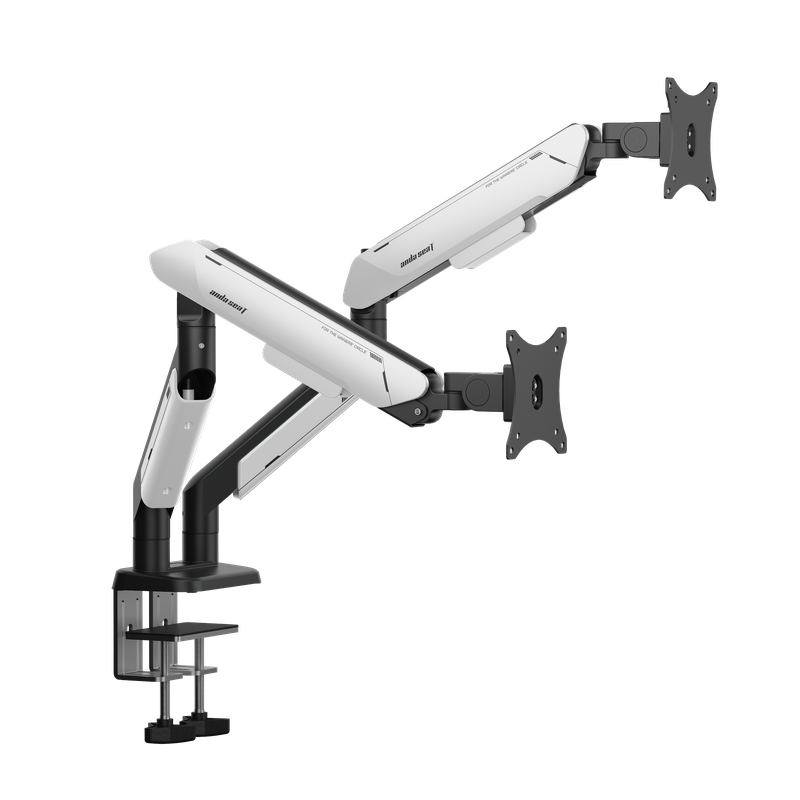 Настільне кріплення для двох моніторів Anda Seat Stealth PRO II Duo 17’’-42’’ Black &amp; White