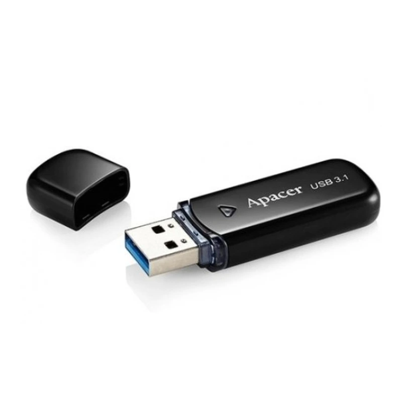 Флеш-накопичувач Apacer USB 3.2 Gen 1 AH355 64Gb Black — фото 3