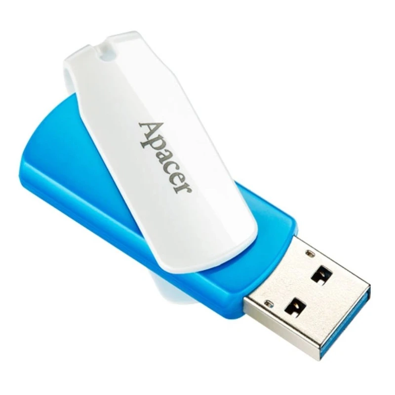 Флеш-накопичувач Apacer USB 3.2 Gen 1 AH357  32GB Blue/White — фото 4