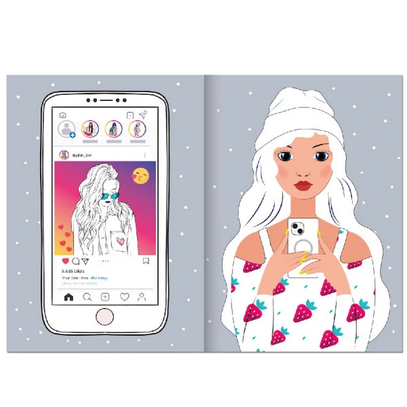 Дитяча розмальовка "Girls' Lifestyle" РМ-88-03 серія "Dream & Style"