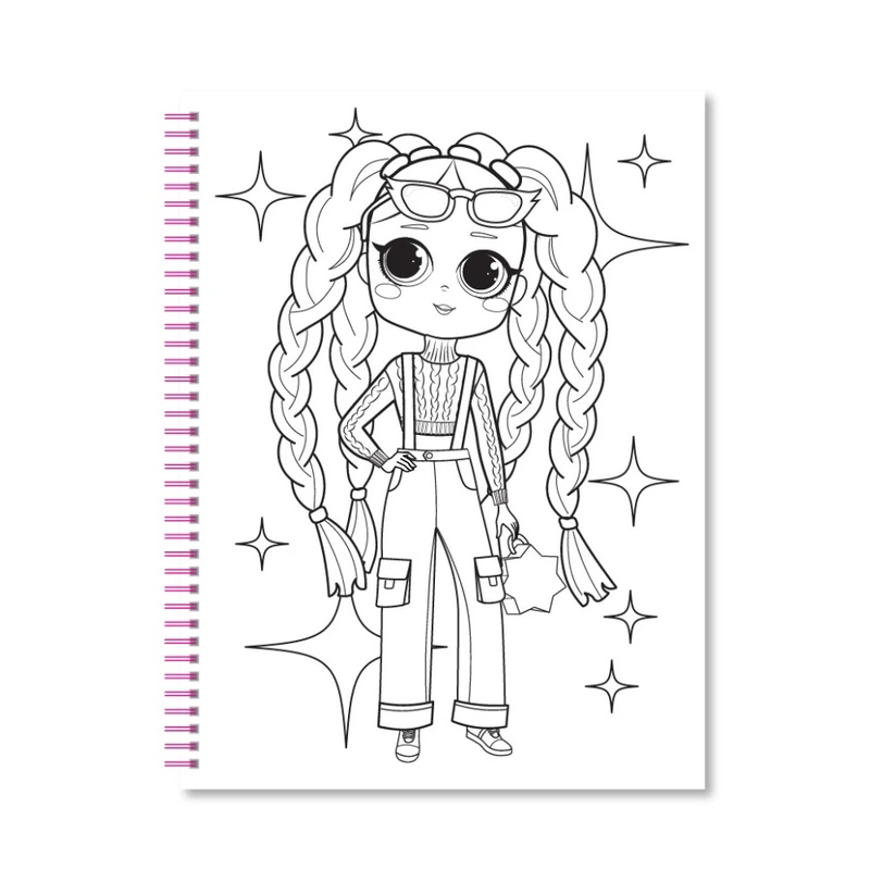 Дитяча розмальовка з олівцями "Coloring fun" НТ-39-01, 24 аркуши