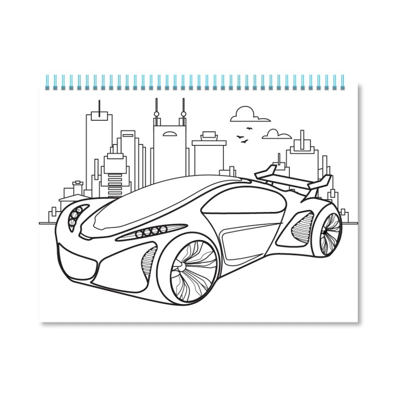 Дитяча розмальовка з олівцями "Coloring fun" НТ-39-02, 24 аркуши